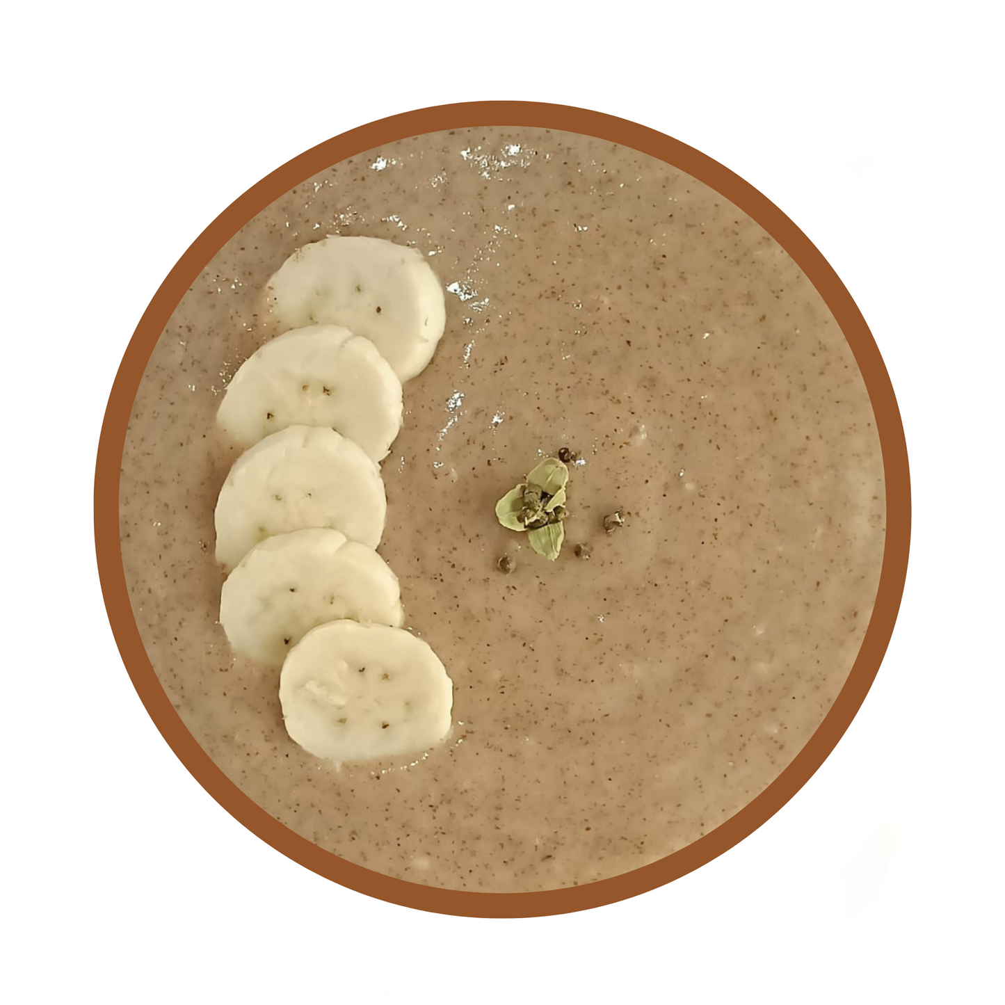 Sprouted Ragi and Banana Porridge Mix